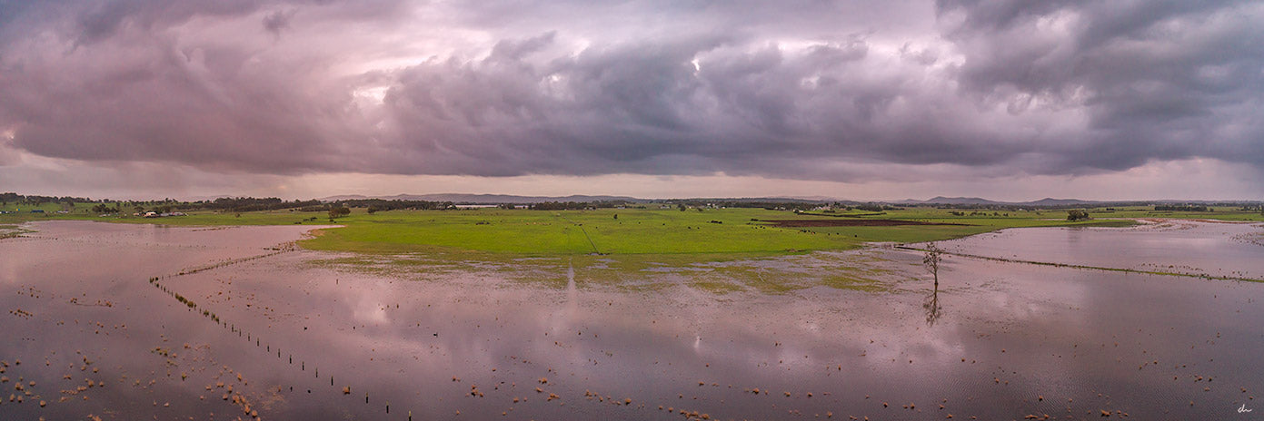 Thornton Floodplains at Sunset